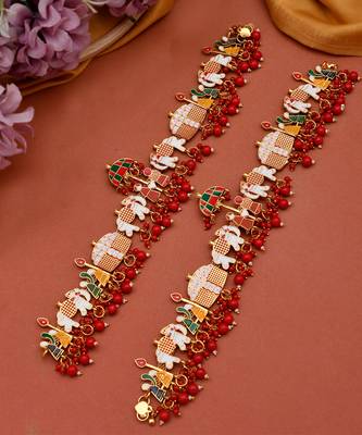Traditional Bridal Palki Payal Anklet 2