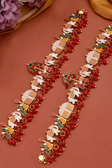 Traditional Bridal Palki Payal Anklet