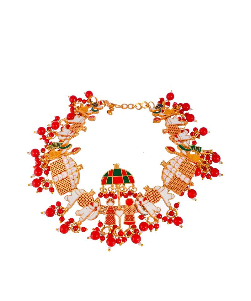 Traditional Bridal Palki Payal Anklet