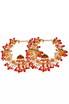 Traditional Bridal Palki Payal Anklet