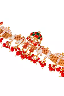 Traditional Bridal Palki Payal Anklet