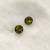 Green diamond earrings