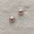 White pearl earrings