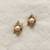 White pearl earrings