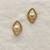 White pearl earrings