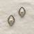 White pearl earrings