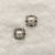 White pearl earrings