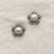 Grey pearl earrings
