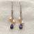 White pearl earrings