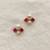 White pearl earrings