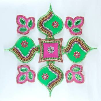 DECORATIVE ACRYLIC diwali RANGOLI 1