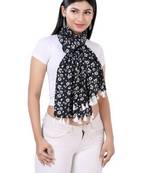 Printed Stole With Fringes