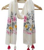 Embroidery scarves With Fringes