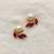 White pearl earrings
