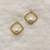 White pearl earrings
