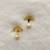 White pearl earrings