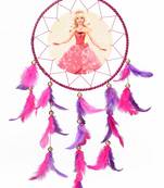 Rooh Dream Catcher  Canvas Barbie  Handmade Hangings for Positivity Can be used as Home Decor Accents, Wall Hangings