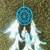 Rooh Dream Catcher Sky Blue Crochet  Handmade Hangings for Positivity Can be used as Home Decor Accents, Wall Hangings