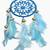 Rooh Dream Catcher Sky Blue Crochet  Handmade Hangings for Positivity Can be used as Home Decor Accents, Wall Hangings