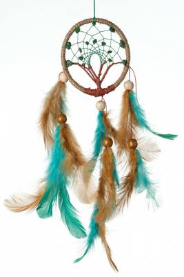 Rooh Dream Catcher  Earthy Tree Car Hanging  Handmade Hangings for Positivity Can be used as Home Decor Accents. 1