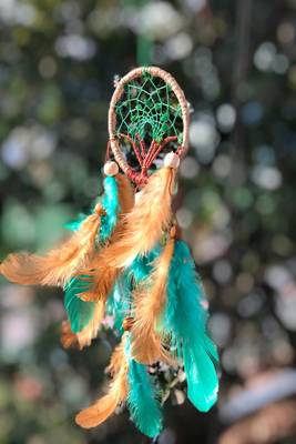 Rooh Dream Catcher  Earthy Tree Car Hanging  Handmade Hangings for Positivity Can be used as Home Decor Accents. 2