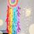 Rooh Dream Catcher  Large Rainbow Chakras Hanging  Handmade Hangings for Positivity Can be used as Home Decor Accents.
