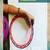 Rooh Dream Catcher Multi colour Om Canvas Car Hanging  Handmade Hangings for Positivity .