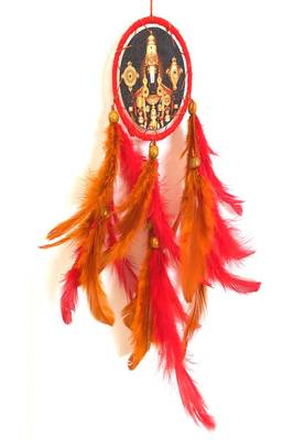 Rooh Dream Catcher  Tirupati Balaji Car Hanging  Handmade Hangings for Positivity Can be used as Home Decor Accents. 2