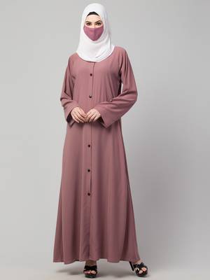 Mauve Summer Abaya for Women 1