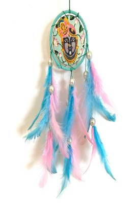Rooh Dream Catcher  Shreenathji Car Hanging  Handmade Hangings for Positivity Can be used as Home Decor Accents. 2
