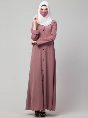 Mauve Summer Abaya for Women 2