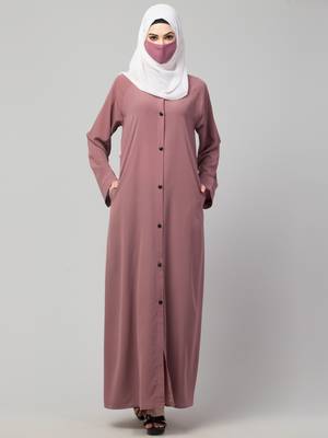 Mauve Summer Abaya for Women 3