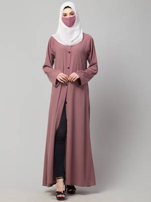 Mauve Summer Abaya for Women 4