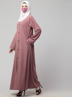Mauve Summer Abaya for Women 5