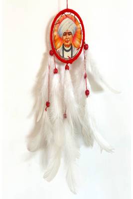 Rooh Dream Catcher  Jalaram Bapa Car Hanging  Handmade Hangings for Positivity Can be used as Home Decor Accents. 2