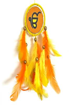 Rooh Dream Catcher  Ek Onkar Car Hanging  Handmade Hangings for Positivity Can be used as Home Decor Accents. 2