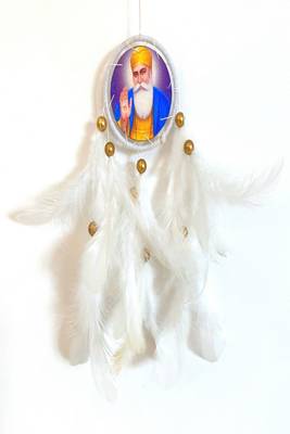 Rooh Dream Catcher  Guru Nanak Car Hanging  Handmade Hangings for Positivity Can be used as Home Decor Accents. 2