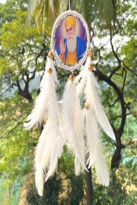 Rooh Dream Catcher  Guru Nanak Car Hanging  Handmade Hangings for Positivity Can be used as Home Decor Accents. 3