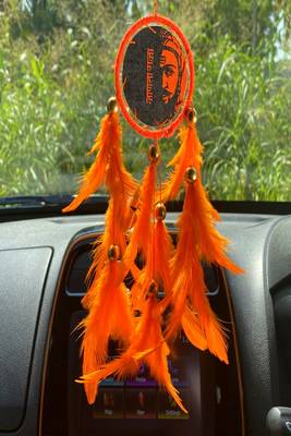 Rooh Dream Catcher Shivaji Maharaja - Janta Cha Raja Car Hanging  Handmade Hangings for Positivity . 1