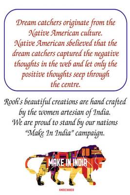 Rooh Dream Catcher Shivaji Maharaja - Janta Cha Raja Car Hanging  Handmade Hangings for Positivity . 5