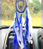 Rooh Dream Catcher  Manchester City Football Club Car Hanging  Handmade Hangings for Positivity .