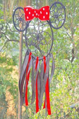 Rooh Dream Catcher  Mickey Mouse for Kids  Handmade Hangings for Positivity Garden, Car, Outdoor, Bedroom, 2