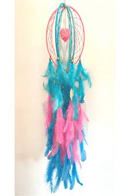 Rooh Dream Catcher  Pastel Love Cot Mobile for Kids  Handmade Hangings for Positivity Can be used as Home Decor Accents, 1