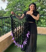 Rooh Dream Catcher Black Beauty Handmade Hangings for Positivity Used for Wall Hanging, Decor, Balcony, Decor.