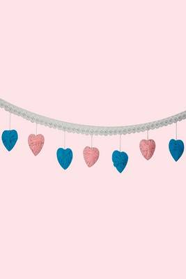 Rooh Dream Catcher Heart Bunting for Kids Cot  Handmade Hangings for Positivity Used for Wall Hanging, Decor, Balcony. 5
