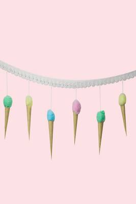 Rooh Dream Catcher Ice Cream Bunting for Kids Cot Handmade Hangings for Positivity Used for Wall Hanging, Balcony 2