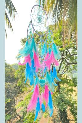 Rooh Dream Catcher  Pastel 4 Tier with Little Hearts  Handmade Hangings for Positivity 2