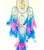 Rooh Dream Catcher  Good Vibes 4 Tier  Handmade Hangings for Positivity .,Meditation Room, Yoga Temple, Windchime