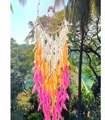 Rooh Dream Catcher Large Pastel Peach Tree  Handmade Hangings for Positivity Meditation Room, Yoga Temple, Windchime