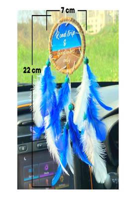 Rooh Dream Catcher  Road Trip Car Hanging  Handmade Hangings for Positivity .,Meditation Room, Yoga Temple, Windchime 3
